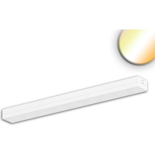 ISOLED LED Langfeldleuchte blendreduziert, weiß, 120cm, 38W, Colorswitch 3000/4000/5700K, dimmbar