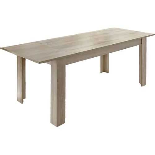 Ausziehbarer Tisch Corbara, Küchenkonsole, Esstisch mit Verlängerung, Ausziehbares Küchenregal, Italy, 137x90 h79 cm, Eiche