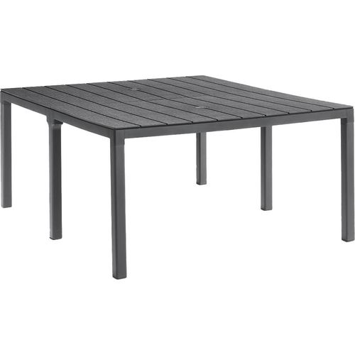 Gartentisch Varda, Picknickbasis, Mehrfachposition Garten-Esstisch, Mehrzweck-Außenbank, Italy, 292x86 h74 cm, Anthrazit