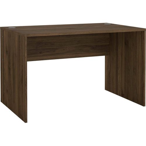 Schreibtisch MaryRead, Mehrzweckschreibtisch, Bürotisch für PC, Eckschreibtisch, 120x75 h74 cm, Nussbaum