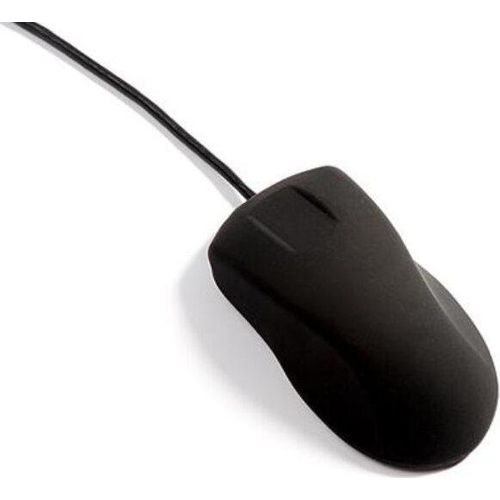 Maus Active Key AK-PMH1 Desinfizierbare optische Maus mit Scrollradsensor USB schwarz (AK-PMH1OS-US-B)