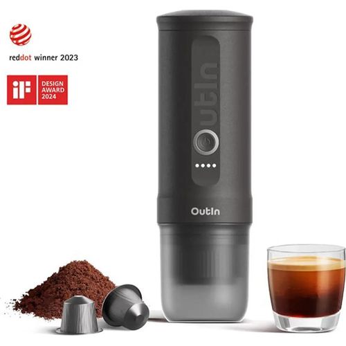Outin Nano - Tragbare elektrische Espressomaschine - Tragbare Kaffeemaschine