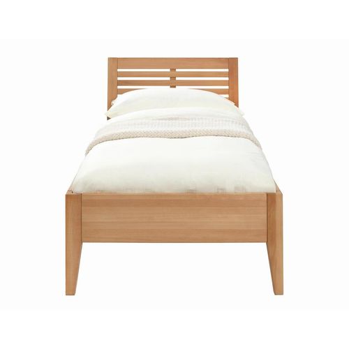 Linea Natura Bett , Buche , Holz , Buche , massiv , 90x200 cm , Schlafzimmer, Betten, Einzelbetten