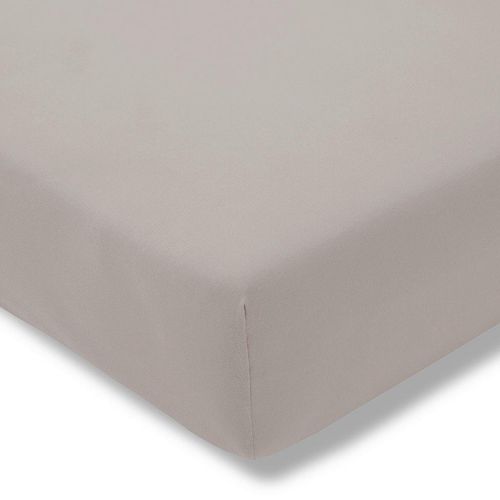 Estella Spannbetttuch Exquisit, Greige, Textil, 200x200 cm, Textiles Vertrauen - Oeko-Tex®, bügelfrei, weich und anschmiegsam, perfekter Sitz, Schlaftextilien, Bettwäsche, Bettlaken, Spannbettlaken