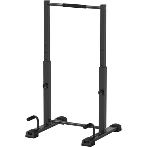 Dip Barren Dip Station bis 540 kg Belastbar Höhenverstellbar Fitness-Bar Push Up Stand Bar Fitness Parallettes, Liegestützgriffe für Calisthenics, Zuhause, Krafttraining Aosom