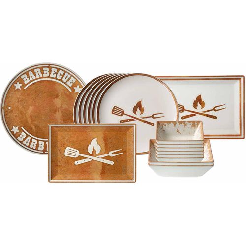 Ritzenhoff & Breker Rusty Grillgeschirr-Set 17-teilig