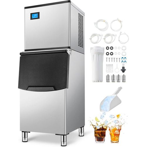 Eisbereiter Selbstreinigung - Automatischer Eiswürfelbereiter - 136kg Tag - 250lbs Vorratsbehälter