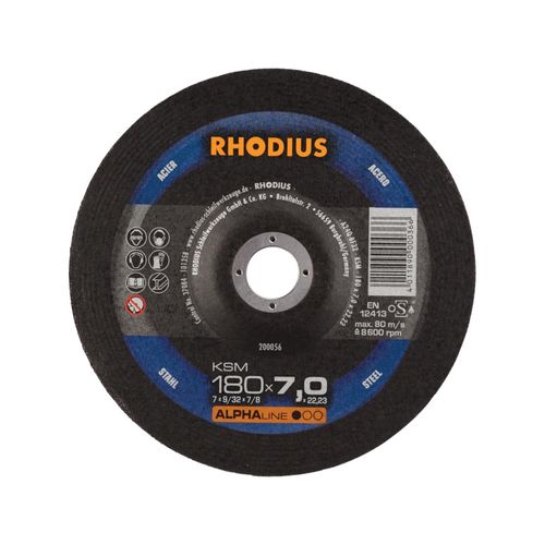 RHODIUS Schruppscheibe KSM 180 x 7,0mm Stahl (200056)