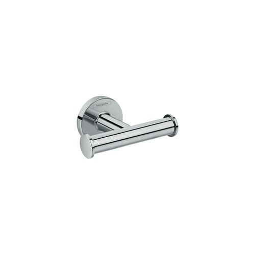 hansgrohe Handtuchhaken Logis Universal Wandmontage, doppelt, Metall, chrom (41725000)