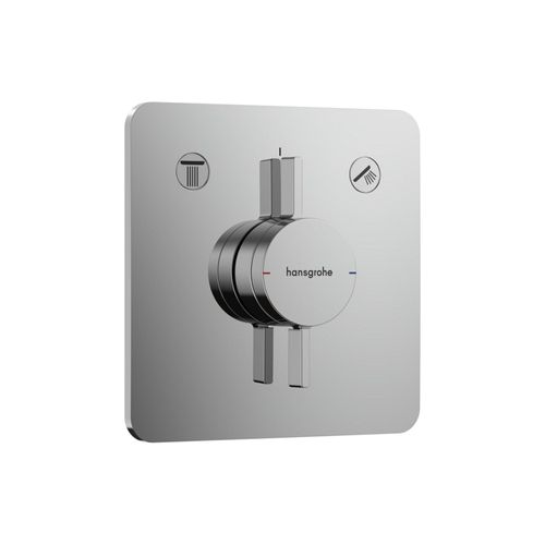 hansgrohe Mischer DuoTurn Q UP, für 2 Verbraucher, chrom (75414000)