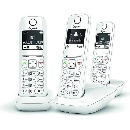 GIGASET Festnetztelefon AS690 Trio Weiß
