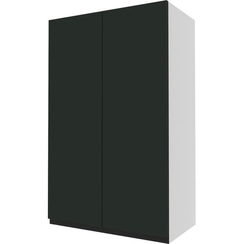 XL Küchenhängeschrank VELDEN Hängeschrank 60x32,5x96cm 2-türig weiß smaragdgrün