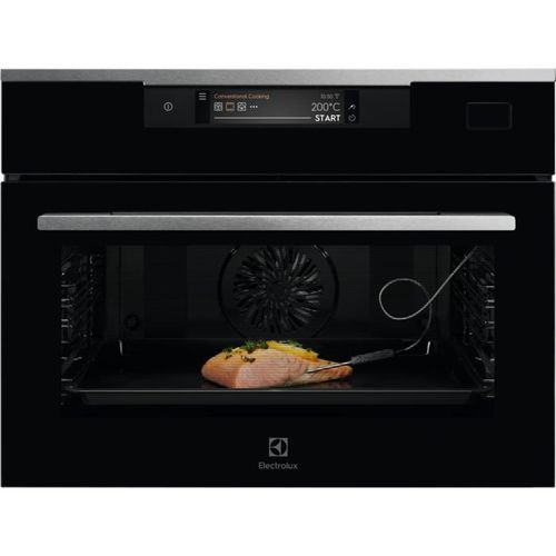 Electrolux KVBAS21WX, Klein, 43 l, 30 - 230 °C, Auftauen, Pizza, Dampf, Schwarz, Edelstahl