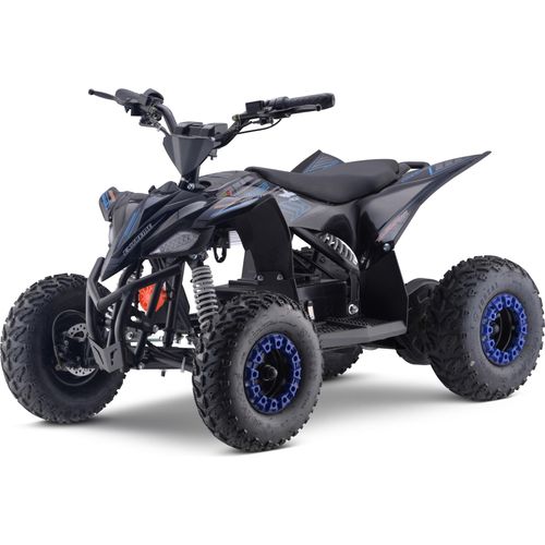 Elektro Quad Miniraptor 36V 1000W 6-Zoll Bereifung blau