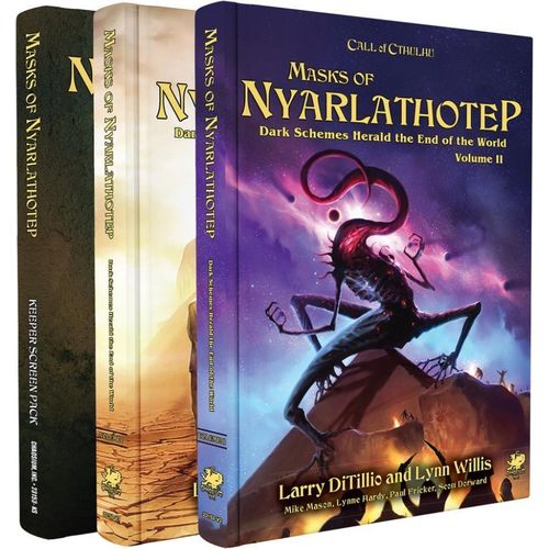 Call of Cthulhu: Masks of Nyarlathotep - Slipcase Set - Tabletop-Rollenspiel - Englisch
