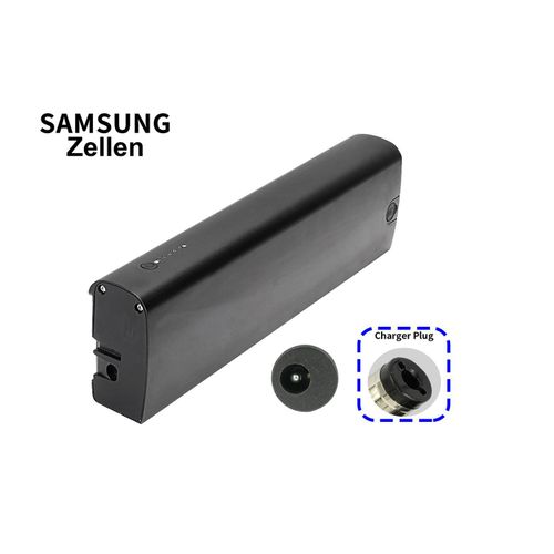 Akku 36V 10.5Ah - Samsung zellen mit Smart-BMS für E-Bikes Pedelecs Ahooga Modular Bike - Hybrid (36V) 8S / 3S