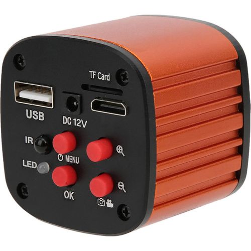 16MP USB-Mikroskop-Kamera-Kit digitale Lupe mit 0,5X Objektiv 30mm 30,5mm Ring AdapterEU-Stecker 100-240V