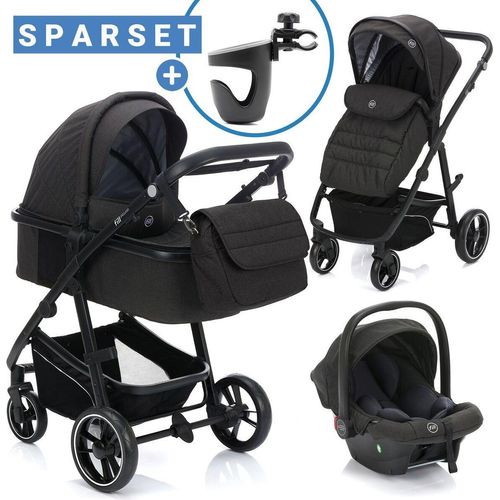 Fillikid 3-1 Kombi-Kinderwagen-Set Fill Jaguar mit