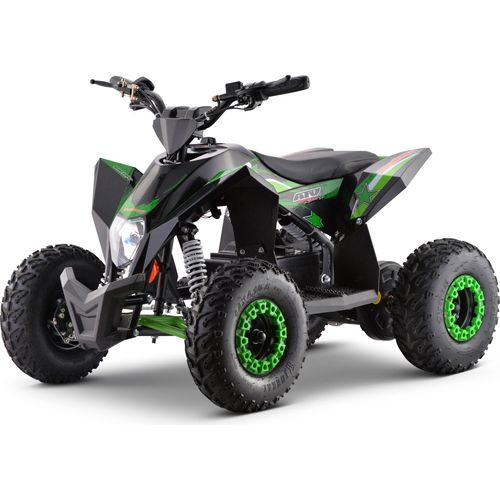 Kinder Elektroquad Miniquad Factory Team 1000W 36V 6 Zoll Elektro Quad ATV grün