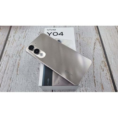 Vivo Y04 Smartphone Gold Titanium Akku Lange Lebensdauer 13MP Kamera