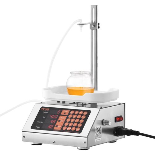 Flüssigkeitsfüllmaschine, 5–50 g Wiegekapazität, automatische Flaschenfüllmaschine, Abfüllmaschine, Peristaltikpumpe, digitale Steuerung für Milch, Wasser, Wein, Getränke, Sojasauce (einzelne Dü