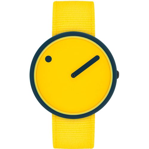 PICTO Uhr Kunststoffarmband gelb R44024-R022
