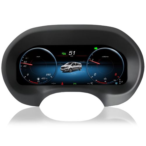12.3 Zoll Digitales Cockpit Kombiinstrument für Mercedes Vito W447 (2016-2023) - Plug & Play Tachometer Nachrüstset
