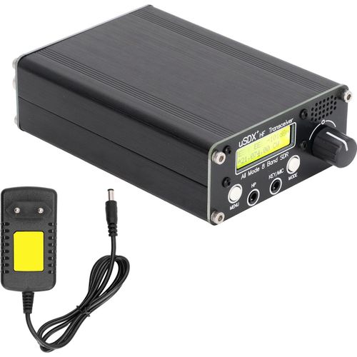 8 Band Radio Transceiver LCD SDR Full Mode HF SSB QRP Transceiver mit BNC Antennenanschluss EU Stecker 100?240V