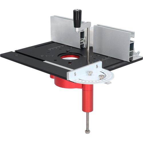 Router Lift System Elektrische Router Tabelle einfügen Platte Heben Basis-Kit für die Holzbearbeitung Anfasen Trimmen Schwarz