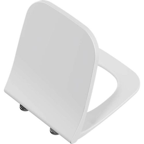Schmaler abnehmbarer Toilettensitz mit Metallscharnieren, oberer Befestigung, Absenkautomatik | 191-003-009