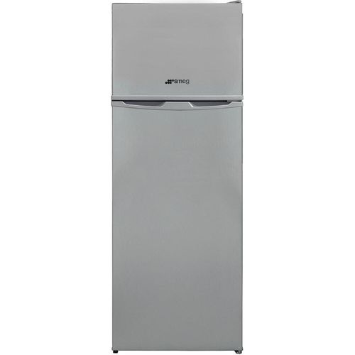 Smeg FD14ES Kühl- und Gefrierkombination Freistehend 212 l E Silber