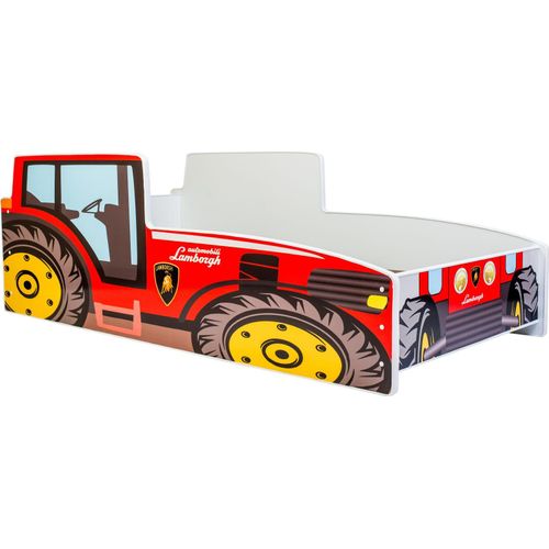 Traktor Kinderbett rot 140x70