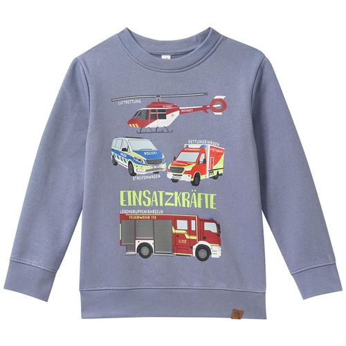 Kinder Sweatshirt mit Einsatzkräfte-Print