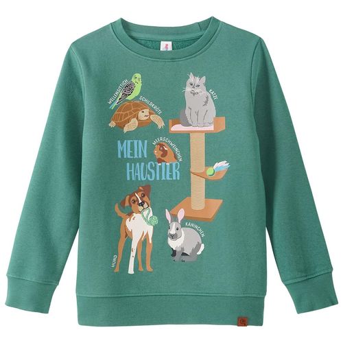 Kinder Sweatshirt mit Haustier-Prints