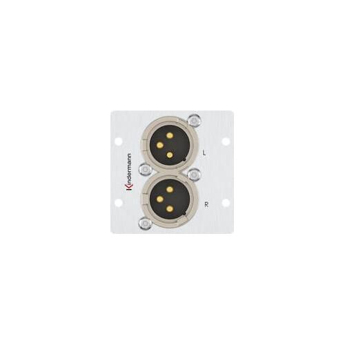 Kindermann Anschlussblende Audio XLR (7444000578)