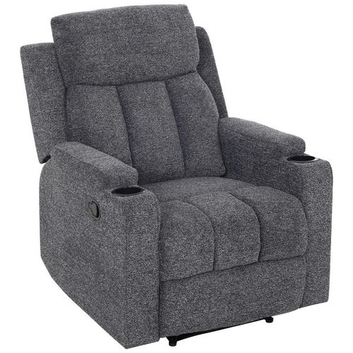 Mid.you Fernsehsessel , Grau , Textil , 81x99x95 cm , Relaxfunktion , Wohnzimmer, Sessel, Fernsehsessel