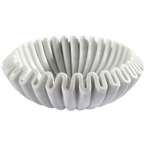 Ambia Home Dekoschale , Weiß , Stein , Marmoroptik , rund , 10 cm , Lfgb, Handmade in India , handgemacht, lebensmittelecht , Dekoration, Dekoartikel,