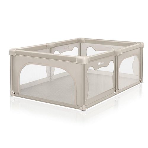 Lionelo Laufgitter Willow , Beige, Sand , Kunststoff , Farbverlauf , 187x68x127 cm , zusammenklappbar , Babymöbel, Laufstall Baby