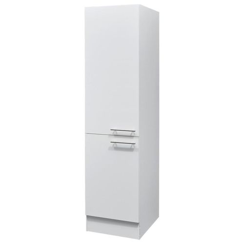 Mid.you Geschirrschrank , Weiß , Holzwerkstoff , 3 Fächer , 50x200x57 cm , Küchen, Küchenmöbel, Küchenschränke, Geräteumbauschränke