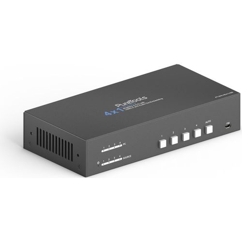 PureTools 4x1 4K HDMI KVM Switcher PureTools