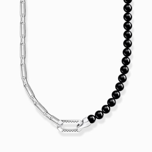 Thomas Sabo Kette Damen KE2179-507-11-L55V Silber schwarz