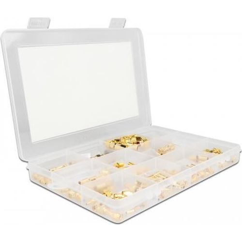 Crimpbox 120-teilig 50 Ohm mit SMA, SMB und RP-SMA Konnektoren