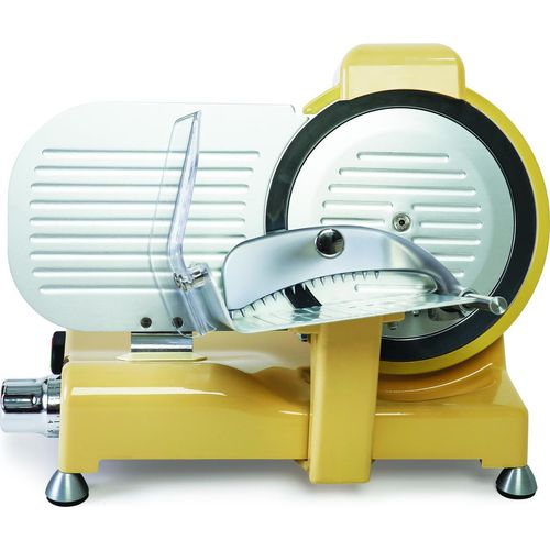 RGV Vintage 250 Aluminium und Elfenbein elektrische Schneidemaschine, Klinge 25 cm, 140W