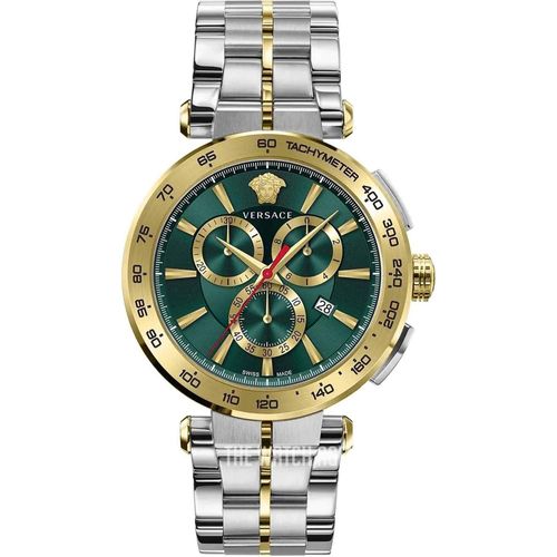 Versace Herren Uhr Armbanduhr Chronograph AION VE6CA0523 Edelstahl