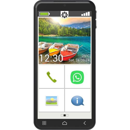 Emporia SMART.6lite, Notruffunktion, Fingerabdrucksensor, Hörgeräte kompatibel