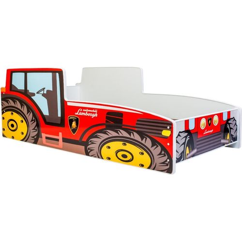 Kinderbett Traktor rot 160x80