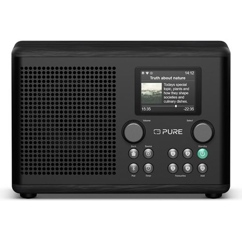PURE Classic H4i Schwarz/Esche DAB+ Internetradio