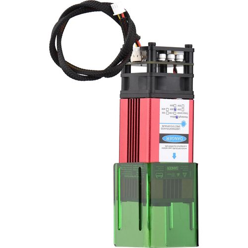 30W 450nm Lasermodul mit Schutzabdeckung – Festbrennweite, für CNC, 3D-Drucker, Gravur & Schneiden von Holz, Leder, Stoff & Papier