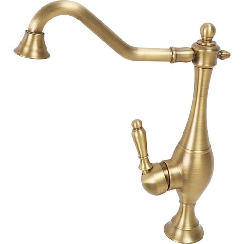 Badezimmer Waschbecken Lavatory Wasserhahn Antike Messing Griffe Drehbar Heiß Kalt Mischbatterie