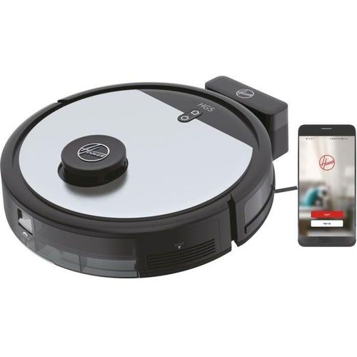 Hoover Staubsaugerroboter HG510D 0,50 l 14,6 V Laser Navigation 110 min ;Kraftvoller_langanhaltender_Haushaltshelfer
